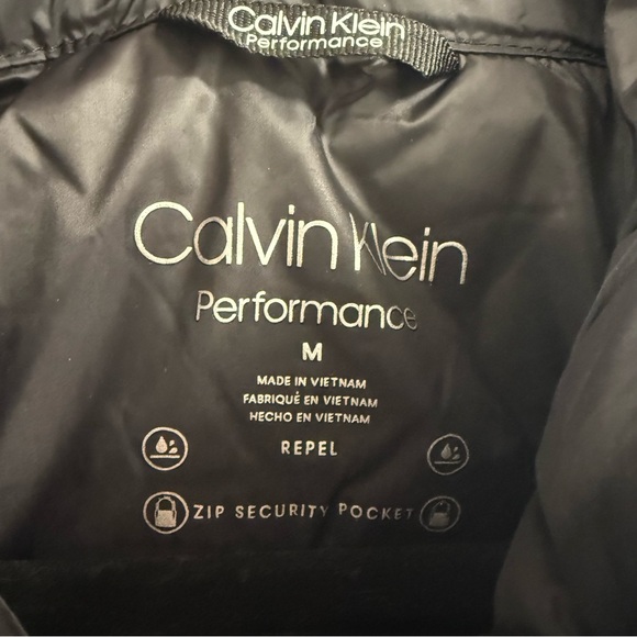 Calvin Klein Black Quilted Puffer Vest Size- M - Picture 4 of 8